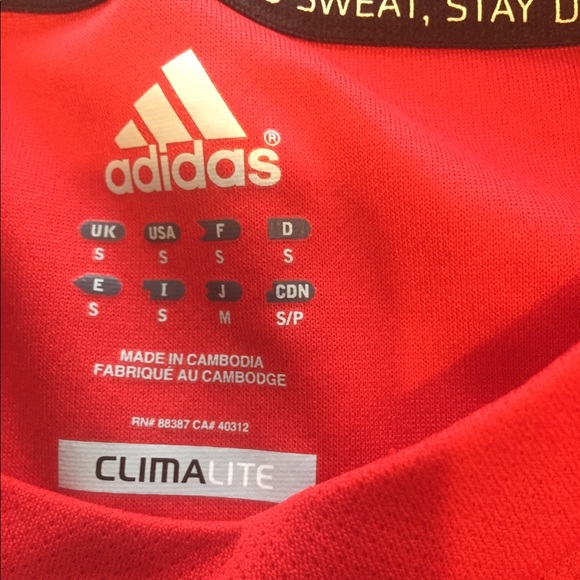 adidas rn 88387 ca 40312 shirt
